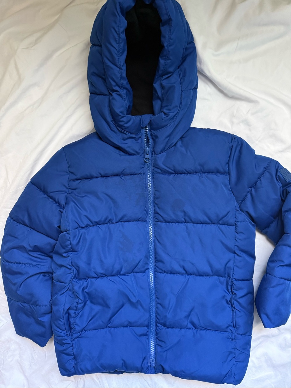 GAP Royal Blue Hooded Puffer Jacket